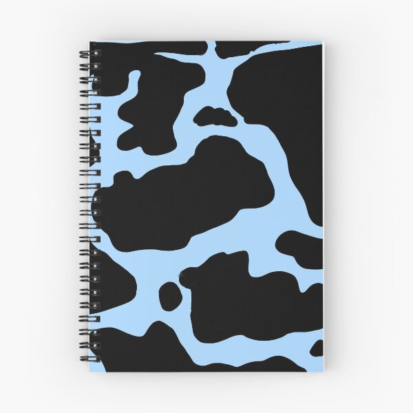 Aperçu de l'œuvre Imprimé vache noir et bleu créée et vendue par BirdShapes.