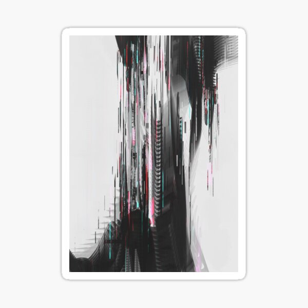 Glitch 002 Sticker