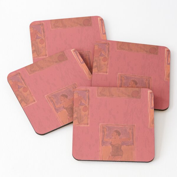 Item preview, People on the beach in soft pink designed and sold by Nickdavisinghe.