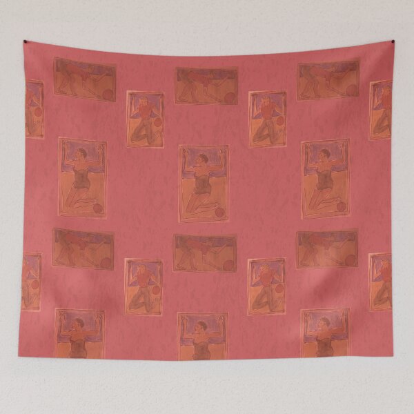 Item preview, People on the beach in soft pink designed and sold by Nickdavisinghe.
