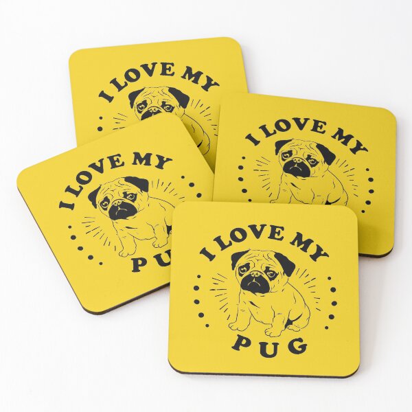 Item preview, I love my Pug image designed and sold by Delicarte.