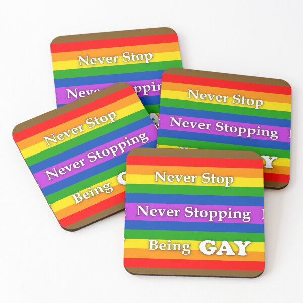 Item preview, Never Stop Never Stopping Being Gay Pride Shirt And Others designed and sold by nhitori.
