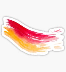 Colorful Watercolor Brush Sticker