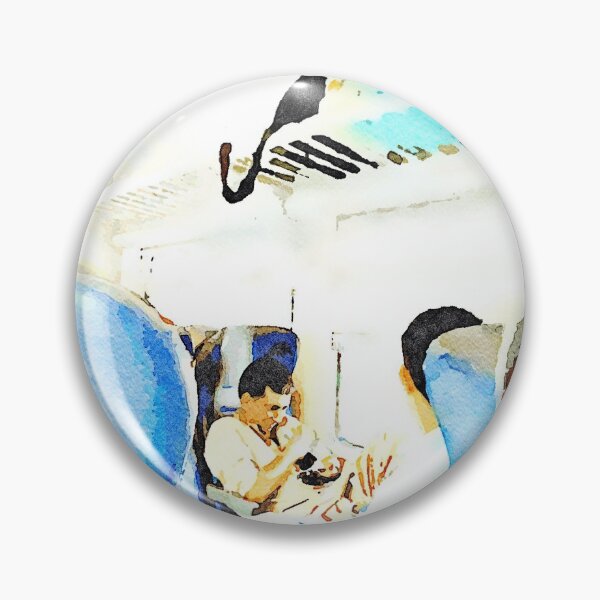 Item preview, Men sitting in the train compartment designed and sold by Giuseppe Cocco.