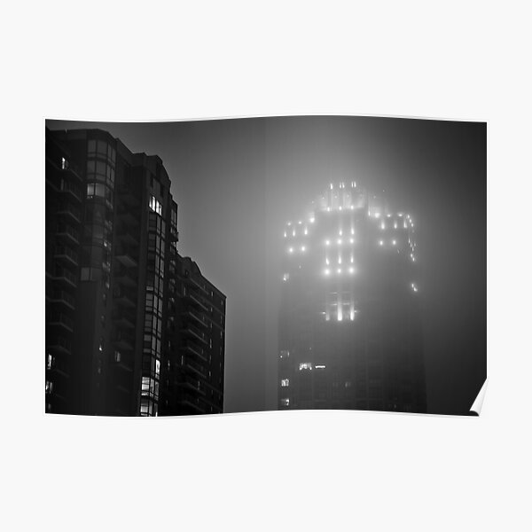 Minneapolis Fog Poster