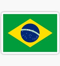 Pegatina Bandera de Brasil