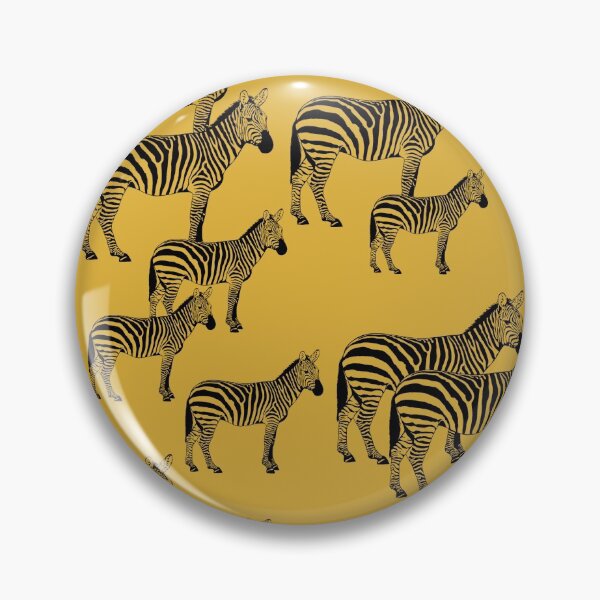 Item preview, Zebras yellow mustard pattern designed and sold by FVO-italydesign.