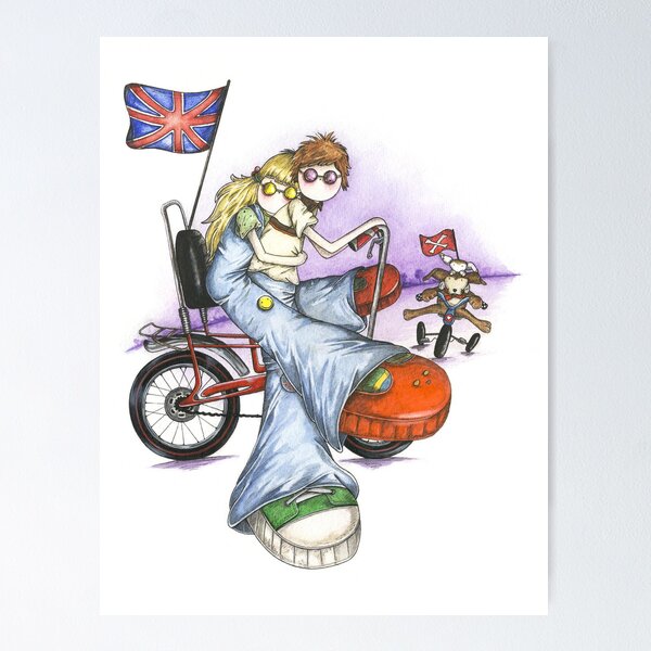 Item preview, On the Road Again - Cards & Prints designed and sold by quirkyart.