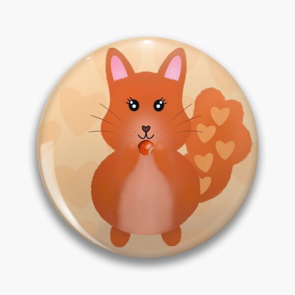 Item preview, 'I'm Nuts About You' Red Squirrel designed and sold by zoillustrate.