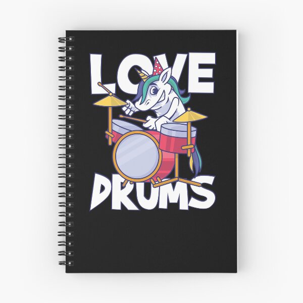 Item preview, Drumming Unicorn Drummer Drumset Love Drums designed and sold by shirtystar.