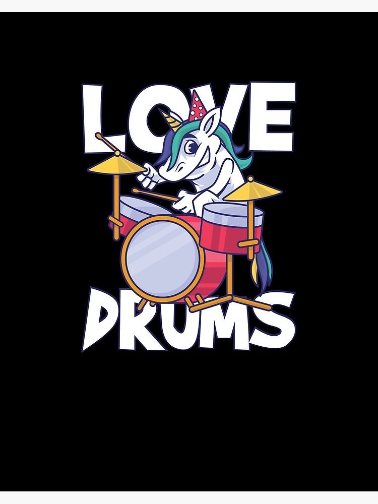 Drum Superstar Printable Valentine's Day Cards (Instant Download)