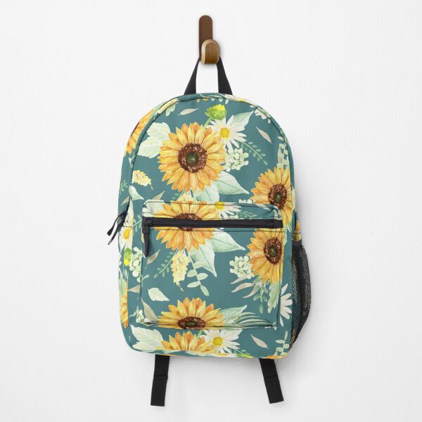 Item preview, Sunflowers and Daisies Bouquets | Watercolor | Green | Pattern  designed and sold by Harpley Design Studio.