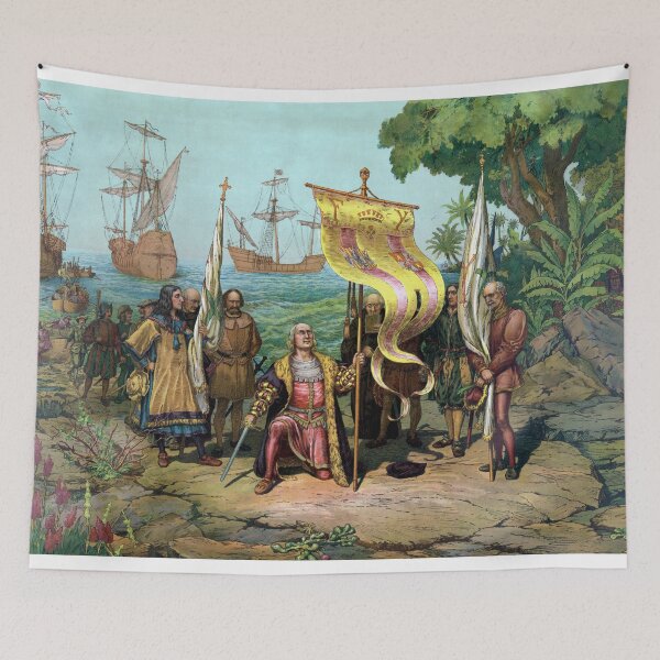 Item preview, Columbus Taking Possession Of The New Country designed and sold by warishellstore.