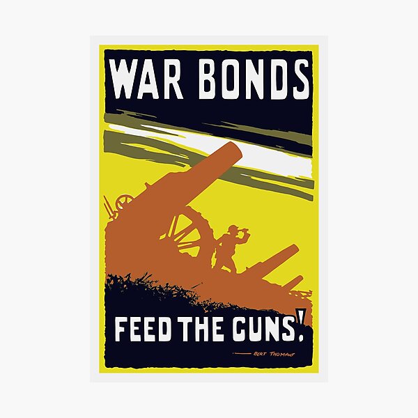 Item preview, War Bonds Feed The Guns -- WW1 designed and sold by warishellstore.