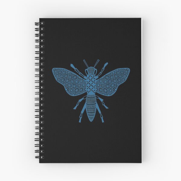 Artikelvorschau, Bee Alone - Mitternachtsblau auf Schwarz entworfen und verkauft von ReviveMind.