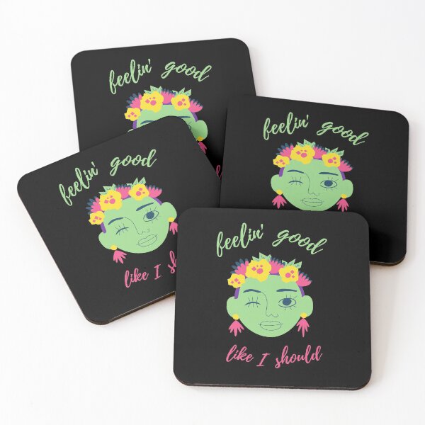 Item preview, "feelin' good like I should" graphic designed and sold by campfiredesigns.