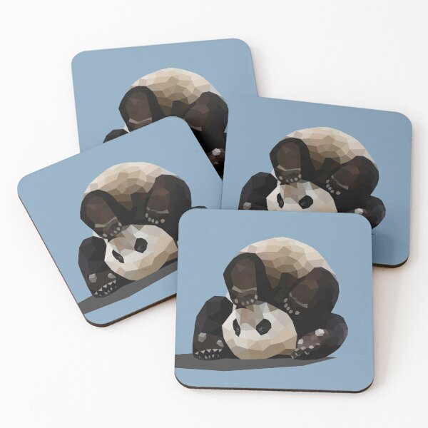 Item preview, Cute playing low poly art panda designed and sold by Koala-Studios.