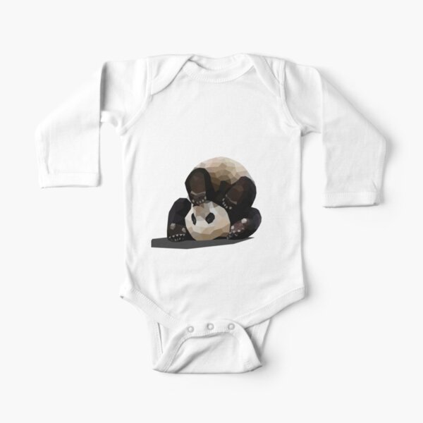 Low Poly Long Sleeve Baby One Piece Redbubble