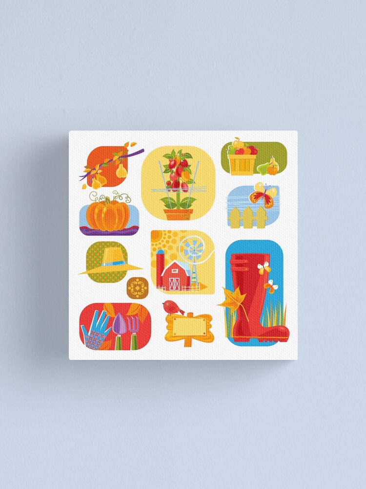 Alternate view of Autumn Farm Canvas Print
