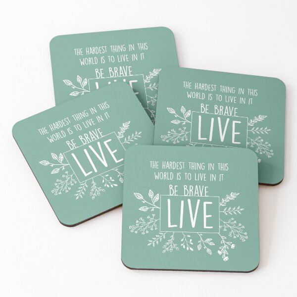Item preview, Be Brave, Live designed and sold by Studio548.