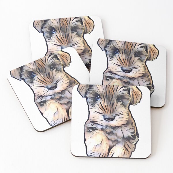 Item preview, Cute Schnauzer Puppy designed and sold by DeerhoundRhodry.