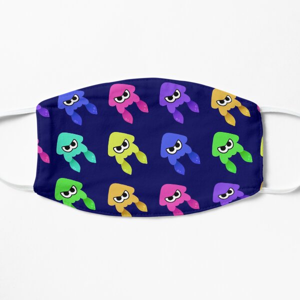 Splatoon Squid Pattern Flat Mask