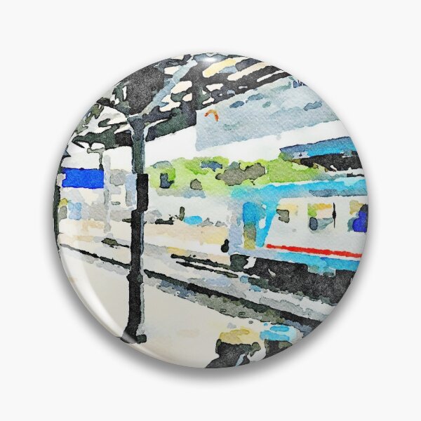 Item preview, Train in train station designed and sold by Giuseppe Cocco.