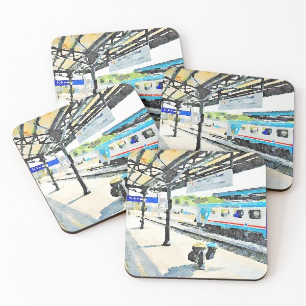 Item preview, Train in train station designed and sold by Giuseppe Cocco.