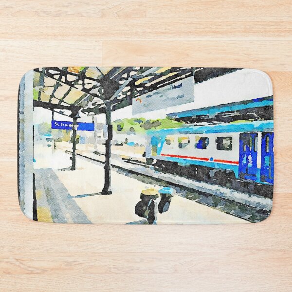 Item preview, Train in train station designed and sold by Giuseppe Cocco.