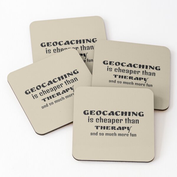Item preview, geocaching is cheaper than therapy  designed and sold by portrait4you.