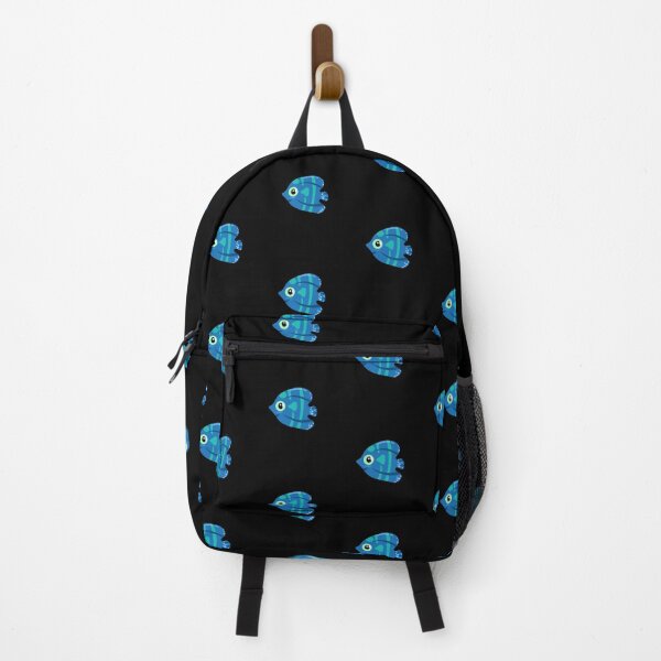 Item preview, Blue Tang Fish Swimming With Smiley Face, Gift For Fish Lovers designed and sold by Space Art.
