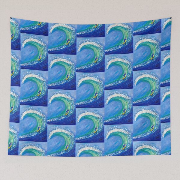 Item preview, Surfing, Surfer, wave, ocean, sea designed and sold by MelidasArt.