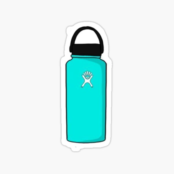 "Aqua Hydro Flask" Sticker by kmaloney28 Redbubble