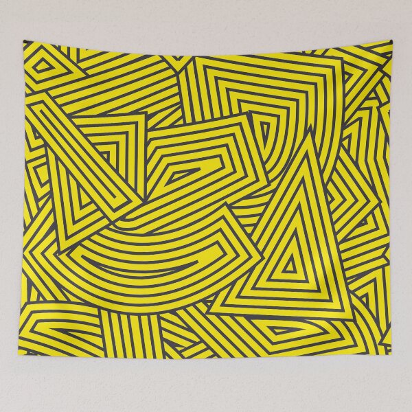 Item preview, Yellow geometric shapes designed and sold by KalavartStudio.