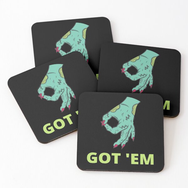 Item preview, "got 'em" zombie hand graphic designed and sold by campfiredesigns.