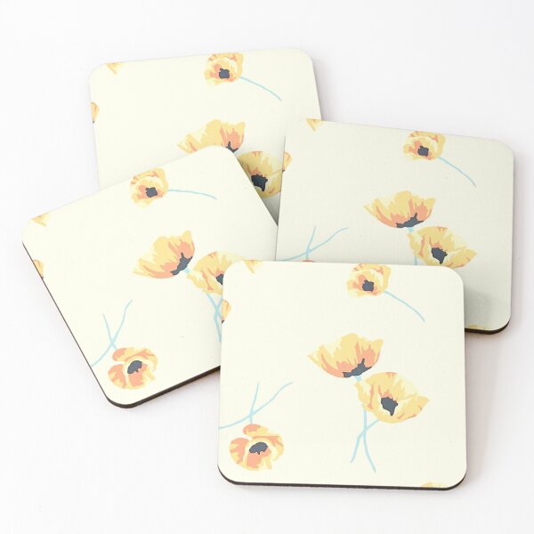 Item preview, Orange and Blue Poppy Print designed and sold by ansleyelisa.