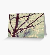 tree of lights Greeting Card
