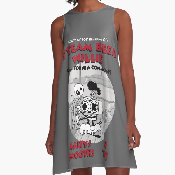 Steam Beer Willie A-Line Dress
