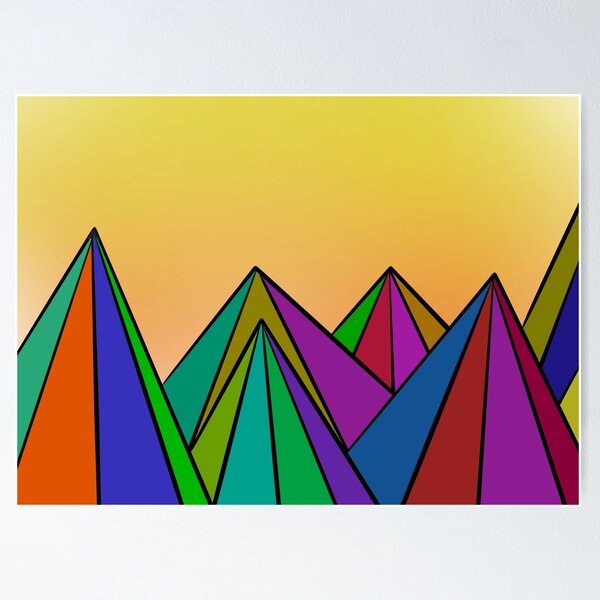 Item preview, Rainbow mountains  designed and sold by Wiktor1348.