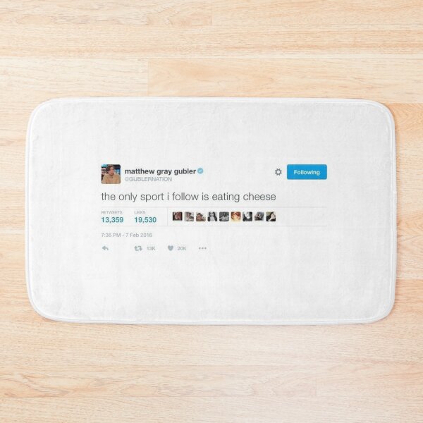 Item preview, matthew gray gubler tweet designed and sold by reaganreese.