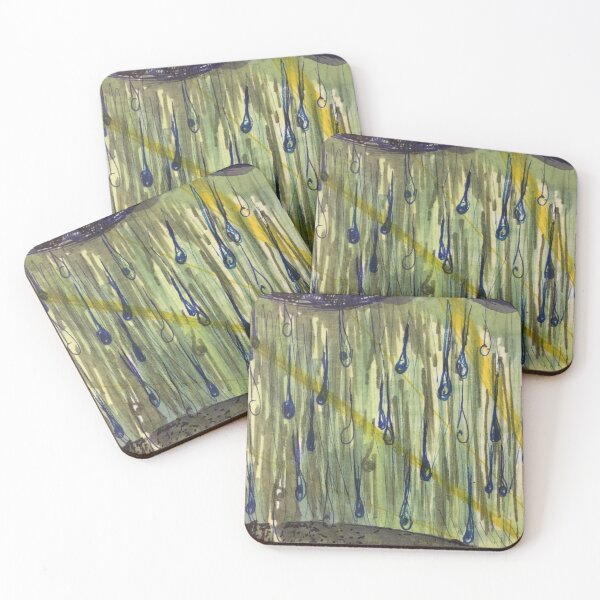 Item preview, Spring Rain: Marker Abstract designed and sold by openeyeddreams.