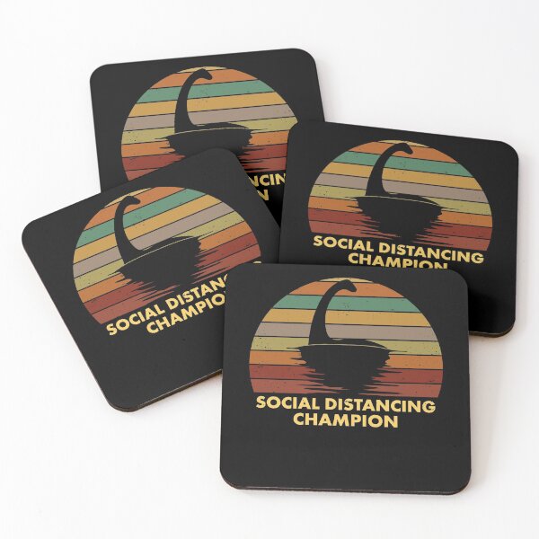 Item preview, Loch Ness Monster Nessie Social Distancing Champion Funny Myth designed and sold by elderberry.