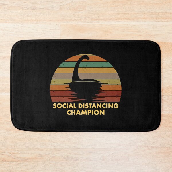 Item preview, Loch Ness Monster Nessie Social Distancing Champion Funny Myth designed and sold by elderberry.