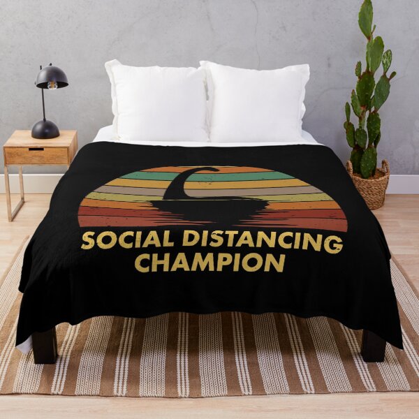 Item preview, Loch Ness Monster Nessie Social Distancing Champion Funny Myth designed and sold by elderberry.