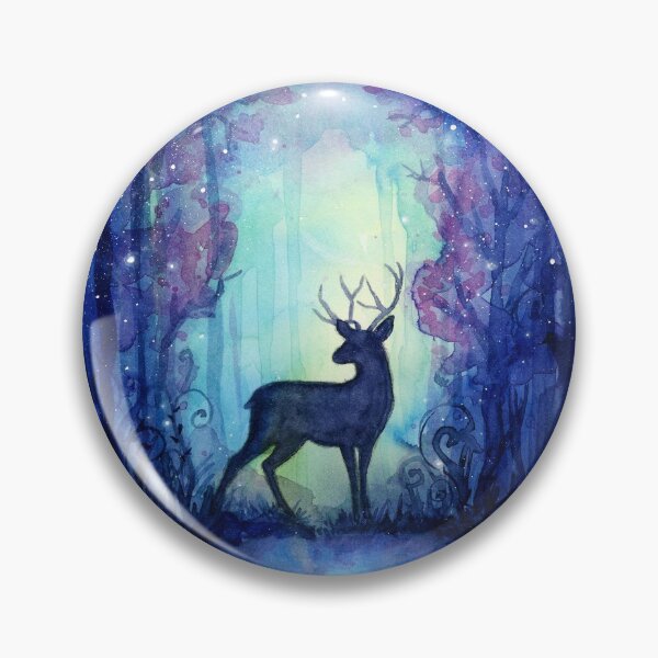 Item preview, Reindeer in Magical Forest designed and sold by Olga Shvartsur.