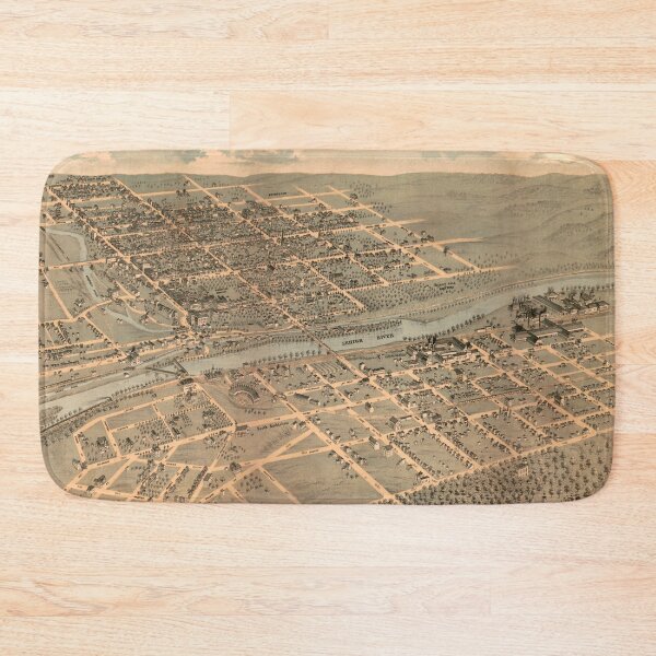 Item preview, Vintage Pictorial Map of Bethlehem PA (1878) designed and sold by BravuraMedia.