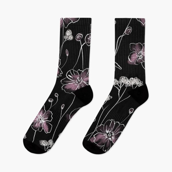 Item preview, Black wild roses - pink designed and sold by Anis Illustration.