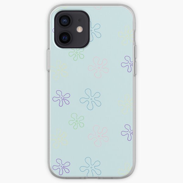sponge bob flower pack iPhone Soft Case