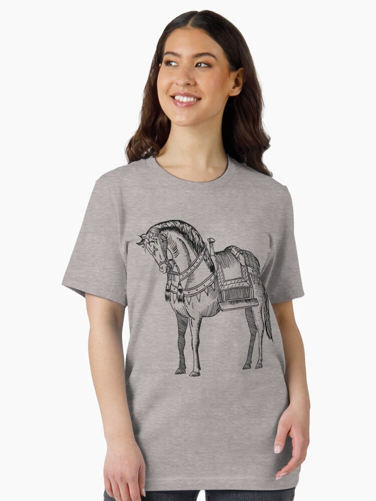 Thumbnail 1 of 7, Essential T-Shirt, Horse designed and sold by MariaDrummond.