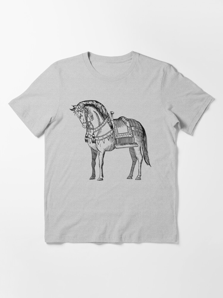 Essential T-Shirt, Horse designed and sold by Maria Drummond